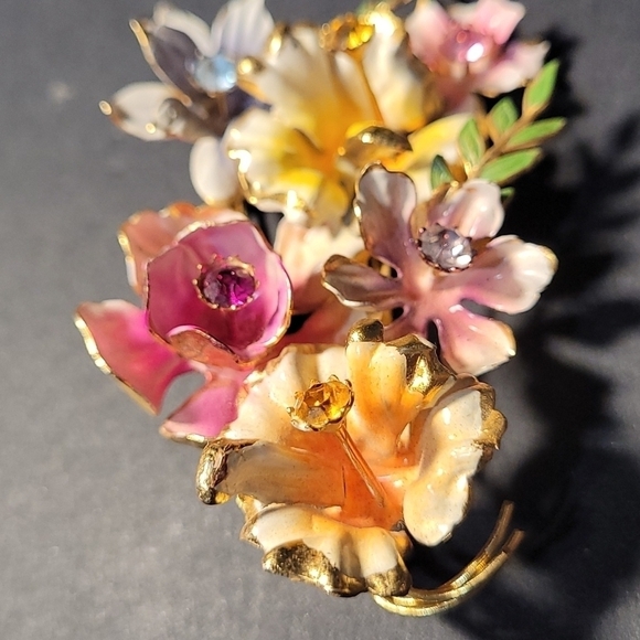 Vintage Signed Austria Made Brooch - Picture 3 of 12